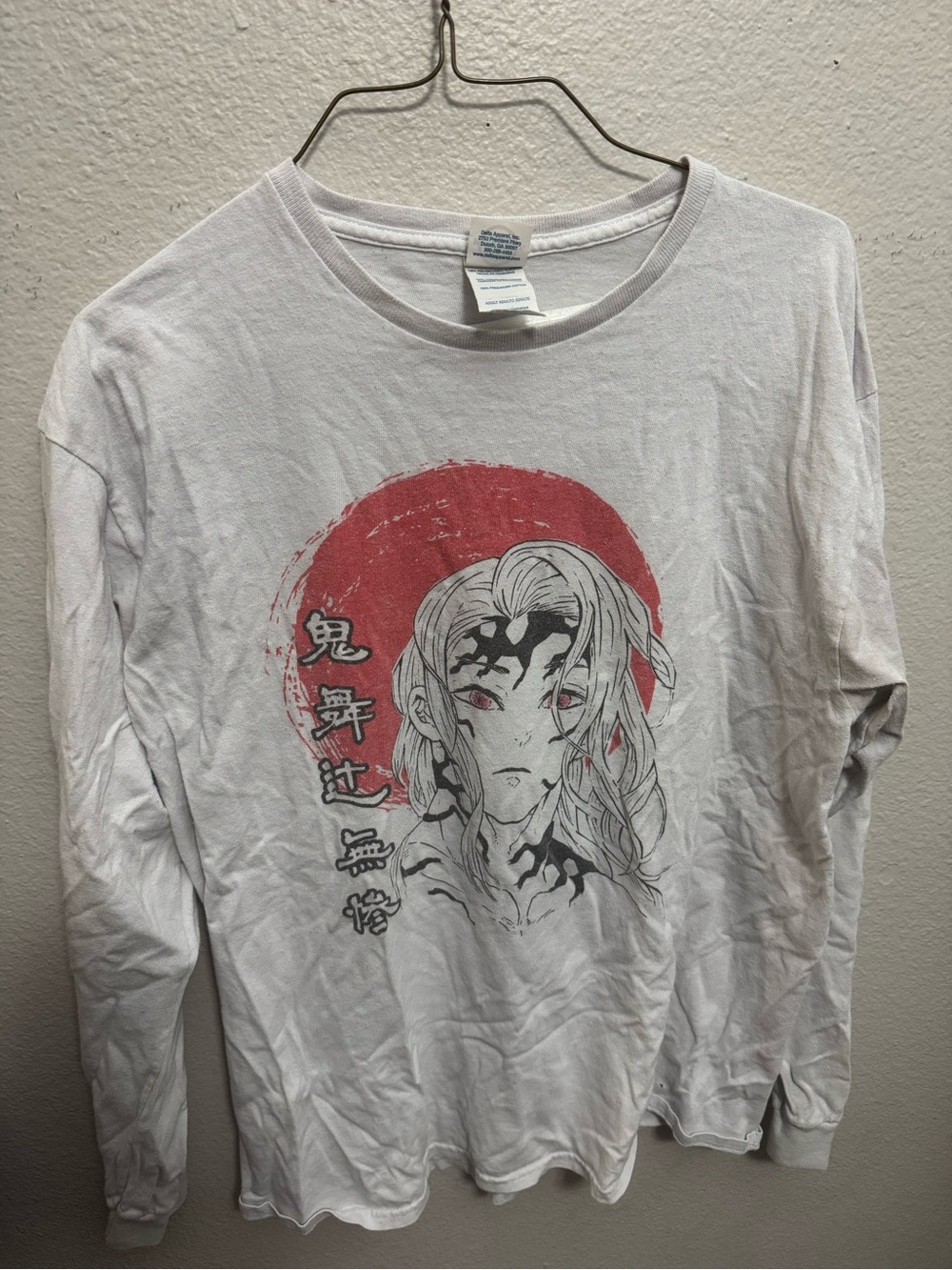 Demon Slayer Anime Muzan Long-Sleeve Graphic Tee